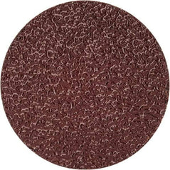 Merit Abrasives - 1-1/2" Disc Diam, 50 Grit, Aluminum Oxide Quick Change Disc - Type R Attaching System, Coated, Brown, 30,000 RPM, ALO Series - USA Tool & Supply