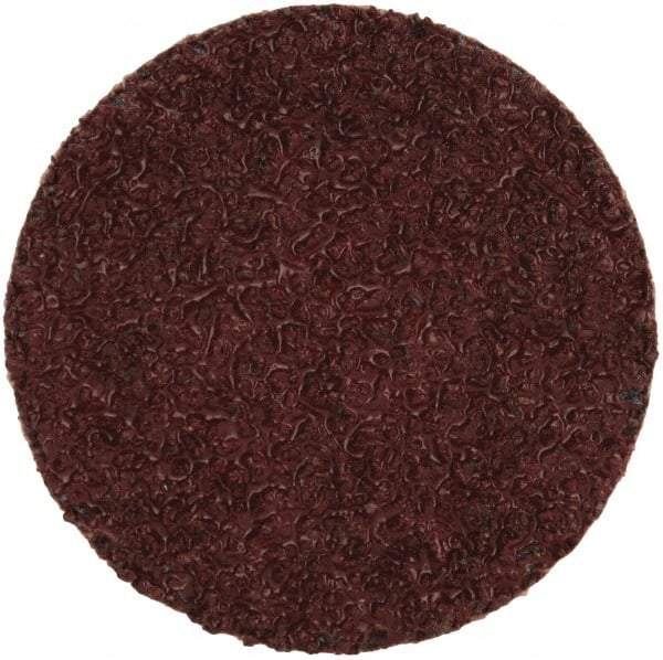 Merit Abrasives - 1-1/2" Disc Diam, 36 Grit, Aluminum Oxide Quick Change Disc - Type R Attaching System, Coated, Brown, 30,000 RPM, ALO Series - USA Tool & Supply