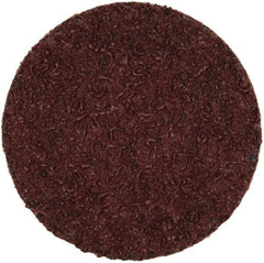 Merit Abrasives - 1-1/2" Disc Diam, 36 Grit, Aluminum Oxide Quick Change Disc - Type R Attaching System, Coated, Brown, 30,000 RPM, ALO Series - USA Tool & Supply