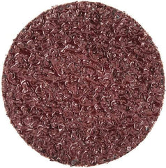 Merit Abrasives - 1-1/2" Disc Diam, 24 Grit, Aluminum Oxide Quick Change Disc - Type R Attaching System, Coated, Brown, 30,000 RPM, ALO Series - USA Tool & Supply