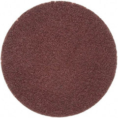 Merit Abrasives - 1" Disc Diam, 120 Grit, Aluminum Oxide Quick Change Disc - Type R Attaching System, Coated, Brown, 40,000 RPM, ALO Series - USA Tool & Supply