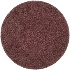 Merit Abrasives - 1" Disc Diam, 80 Grit, Aluminum Oxide Quick Change Disc - Type R Attaching System, Coated, Brown, 40,000 RPM, ALO Series - USA Tool & Supply