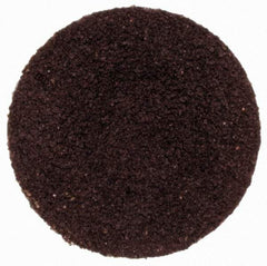 Merit Abrasives - 3/4" Disc Diam, 120 Grit, Aluminum Oxide Quick Change Disc - Type S Attaching System, Coated, Brown, 40,000 RPM, ALO Series - USA Tool & Supply