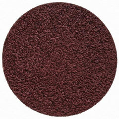 Merit Abrasives - 1-1/2" Disc Diam, 60 Grit, Aluminum Oxide Quick Change Disc - Type R Attaching System, Coated, Brown, 30,000 RPM, ALO Series - USA Tool & Supply