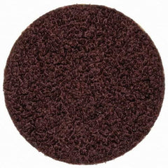 Merit Abrasives - 3/4" Disc Diam, 80 Grit, Aluminum Oxide Quick Change Disc - Type R Attaching System, Coated, Brown, 40,000 RPM, ALO Series - USA Tool & Supply