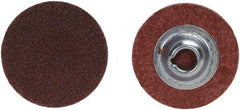Merit Abrasives - 4" Disc Diam, 80 Grit, Aluminum Oxide Quick Change Disc - Type S Attaching System, Coated, Brown, 12,000 RPM, ALO Series - USA Tool & Supply