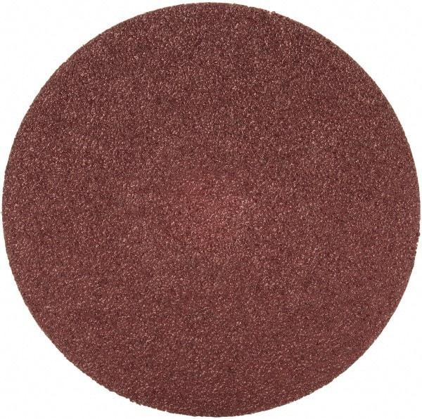 Merit Abrasives - 3" Disc Diam, 80 Grit, Aluminum Oxide Quick Change Disc - Type S Attaching System, Coated, Brown, 20,000 RPM, ALO Series - USA Tool & Supply