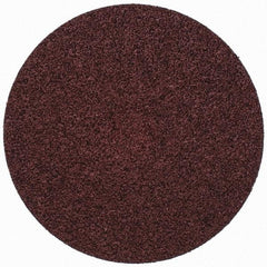Merit Abrasives - 3" Disc Diam, 50 Grit, Aluminum Oxide Quick Change Disc - Type S Attaching System, Coated, Brown, 20,000 RPM, ALO Series - USA Tool & Supply