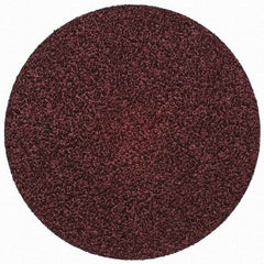 Merit Abrasives - 3" Disc Diam, 36 Grit, Aluminum Oxide Quick Change Disc - Type S Attaching System, Coated, Brown, 20,000 RPM, ALO Series - USA Tool & Supply