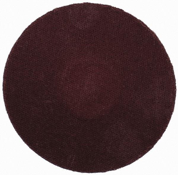 Merit Abrasives - 3" Disc Diam, 320 Grit, Aluminum Oxide Quick Change Disc - Type P Attaching System, Coated, Brown, 20,000 RPM, ALO Series - USA Tool & Supply
