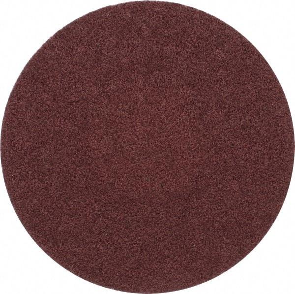 Merit Abrasives - 3" Disc Diam, 60 Grit, Aluminum Oxide Quick Change Disc - Type P Attaching System, Coated, Brown, 20,000 RPM, ALO Series - USA Tool & Supply
