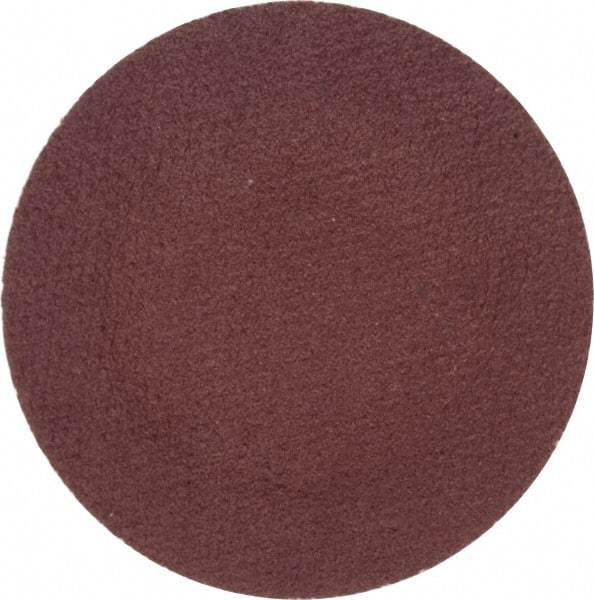 Merit Abrasives - 1-1/2" Disc Diam, 240 Grit, Aluminum Oxide Quick Change Disc - Type P Attaching System, Coated, Brown, 30,000 RPM, ALO Series - USA Tool & Supply