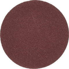 Merit Abrasives - 1-1/2" Disc Diam, 120 Grit, Aluminum Oxide Quick Change Disc - Type P Attaching System, Coated, Brown, 30,000 RPM, ALO Series - USA Tool & Supply