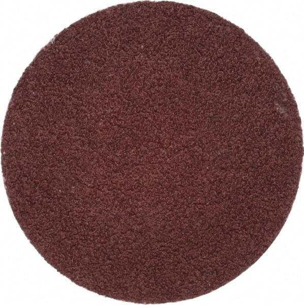 Merit Abrasives - 1-1/2" Disc Diam, 80 Grit, Aluminum Oxide Quick Change Disc - Type P Attaching System, Coated, Brown, 30,000 RPM, ALO Series - USA Tool & Supply