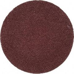 Merit Abrasives - 1-1/2" Disc Diam, 80 Grit, Aluminum Oxide Quick Change Disc - Type P Attaching System, Coated, Brown, 30,000 RPM, ALO Series - USA Tool & Supply