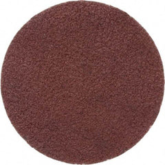 Merit Abrasives - 1" Disc Diam, 120 Grit, Aluminum Oxide Quick Change Disc - Type P Attaching System, Coated, Brown, 40,000 RPM, ALO Series - USA Tool & Supply