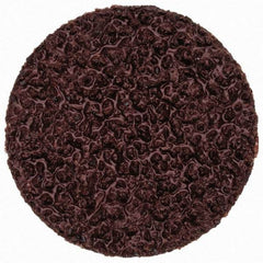 Merit Abrasives - 1" Disc Diam, 36 Grit, Aluminum Oxide Quick Change Disc - Type P Attaching System, Coated, Brown, 40,000 RPM, ALO Series - USA Tool & Supply