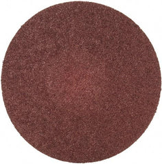 Merit Abrasives - 3" Disc Diam, 80 Grit, Aluminum Oxide Quick Change Disc - Type R Attaching System, Coated, Brown, 20,000 RPM, ALO Series - USA Tool & Supply