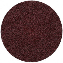 Merit Abrasives - 3" Disc Diam, 36 Grit, Aluminum Oxide Quick Change Disc - Type R Attaching System, Coated, Brown, 20,000 RPM, ALO Series - USA Tool & Supply