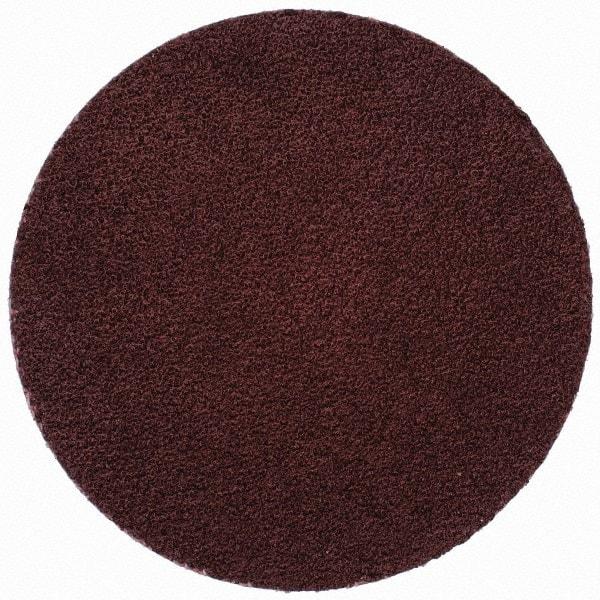 Merit Abrasives - 2" Disc Diam, 100 Grit, Aluminum Oxide Quick Change Disc - Type R Attaching System, Coated, Brown, 30,000 RPM, ALO Series - USA Tool & Supply