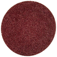 Merit Abrasives - 2" Disc Diam, 80 Grit, Aluminum Oxide Quick Change Disc - Type R Attaching System, Coated, Brown, 30,000 RPM, ALO Series - USA Tool & Supply