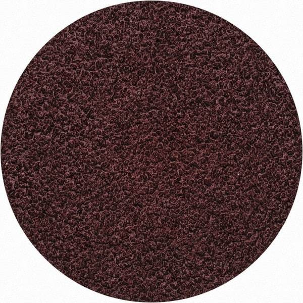Merit Abrasives - 2" Disc Diam, 50 Grit, Aluminum Oxide Quick Change Disc - Type S Attaching System, Coated, Brown, 30,000 RPM, ALO Series - USA Tool & Supply