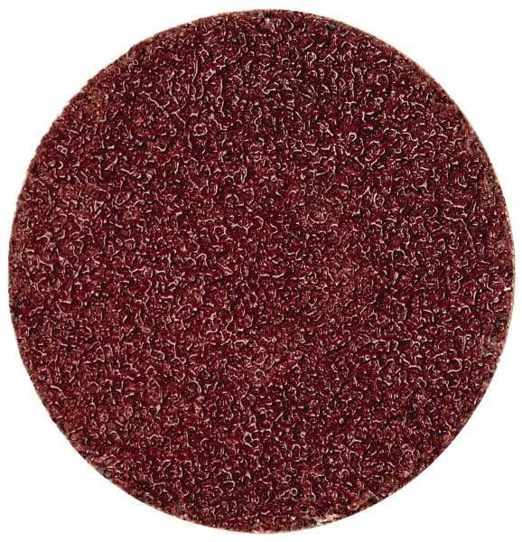 Merit Abrasives - 2" Disc Diam, 40 Grit, Aluminum Oxide Quick Change Disc - Type S Attaching System, Coated, Brown, 30,000 RPM, ALO Series - USA Tool & Supply