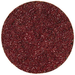 Merit Abrasives - 2" Disc Diam, 24 Grit, Aluminum Oxide Quick Change Disc - Type S Attaching System, Coated, Brown, 30,000 RPM, ALO Series - USA Tool & Supply