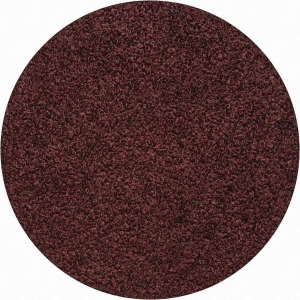 Merit Abrasives - 1-1/2" Disc Diam, 80 Grit, Aluminum Oxide Quick Change Disc - Type S Attaching System, Coated, Brown, 30,000 RPM, ALO Series - USA Tool & Supply