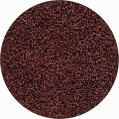 Merit Abrasives - 1-1/2" Disc Diam, 40 Grit, Aluminum Oxide Quick Change Disc - Type S Attaching System, Coated, Brown, 30,000 RPM, ALO Series - USA Tool & Supply