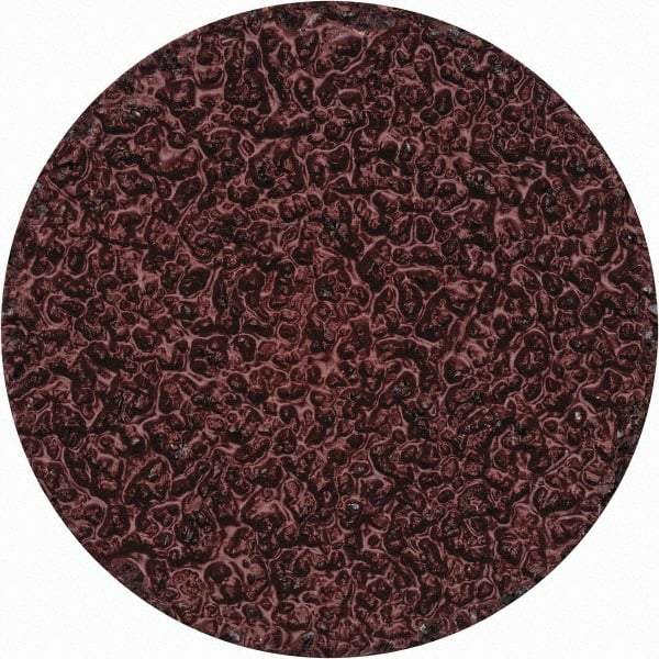 Merit Abrasives - 1-1/2" Disc Diam, 36 Grit, Aluminum Oxide Quick Change Disc - Type S Attaching System, Coated, Brown, 30,000 RPM, ALO Series - USA Tool & Supply