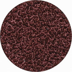 Merit Abrasives - 1-1/2" Disc Diam, 24 Grit, Aluminum Oxide Quick Change Disc - Type S Attaching System, Coated, Brown, 30,000 RPM, ALO Series - USA Tool & Supply