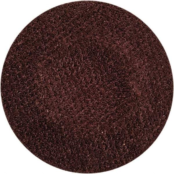 Merit Abrasives - 1" Disc Diam, 240 Grit, Aluminum Oxide Quick Change Disc - Type S Attaching System, Coated, Brown, 40,000 RPM, ALO Series - USA Tool & Supply