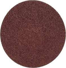 Merit Abrasives - 3" Disc Diam, 50 Grit, Aluminum Oxide Quick Change Disc - Type P Attaching System, Coated, Brown, 20,000 RPM, ALO Series - USA Tool & Supply