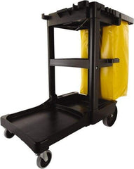 Rubbermaid - Plastic Janitor Cart - 21-3/4" Width - USA Tool & Supply