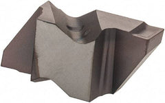 Kennametal - 2094NG K Grade KCU25, 2.39mm Cutting Width Carbide Grooving Insert - 2.79mm Max Depth of Cut, Right Hand, 0.19mm Corner Radius, AlTiN Finish - USA Tool & Supply