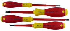 Insulated Slotted Screwdriver 3.5 & 4.5mm & Phillips # 1 & # 2. 4 Piece Set - USA Tool & Supply