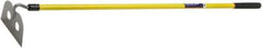 Ability One - 7" High x 10" Wide Round Steel Hoe - 62" Long Fiberglass Straight Handle - USA Tool & Supply