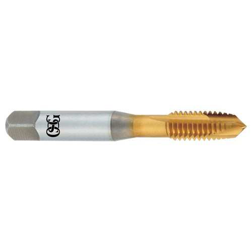 ‎1/4-28 Dia-H3-3 FL-HSS-TiN-Plug Spiral Point Tap - USA Tool & Supply