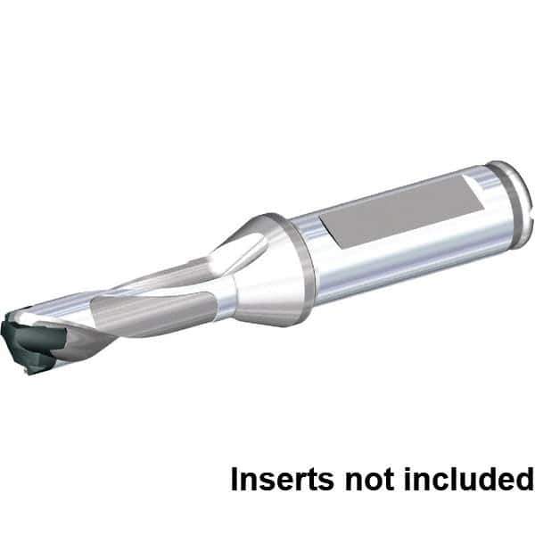 Kennametal - Series KenTIP, Head Connection F, 8xD, 1/2" Shank Diam, Drill Body - 85.73mm Drill Body Length to Flange, KTIP Toolholder, 7.94mm Nose Diam, 130.73mm OAL, 85.73mm Drill Body Length, 80.23mm Flute Length, Through Coolant - USA Tool & Supply
