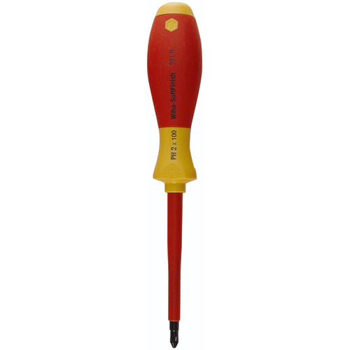 INSULATD PHILLPS SCRWDRIVR 2X100MM - USA Tool & Supply