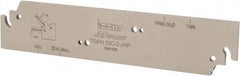Iscar - 1.26" Blade Height, 0.098" Blade Width, 5-29/32" OAL, Neutral Cut, Single End Indexable Cut-Off Blade - TGFH Blade, Tang-Grip Series - USA Tool & Supply