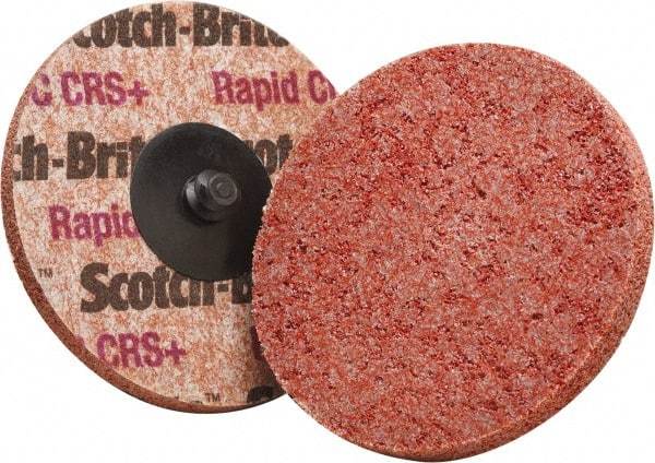 3M - 2" Disc Diam, Ceramic Quick Change Disc - Type R Attaching System, Coated, Orange, Coarse Grade - USA Tool & Supply