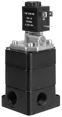 ARO/Ingersoll-Rand - 2.8 CV Flow Rate, 4 Way Poppet Air Control Valve - 1/2" NPT Inlet, 120 VAC, Solenoid Actuator - USA Tool & Supply