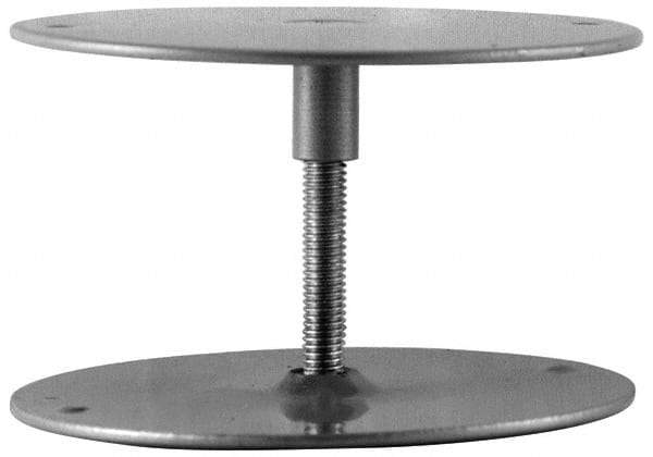 Don-Jo - 2-5/8" Diam Filler Plate - Steel, Silver Coated Finish - USA Tool & Supply