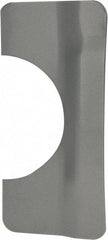 Don-Jo - 7" Long x 3-1/4" Wide, Latch Protector - Silver Coated Steel - USA Tool & Supply