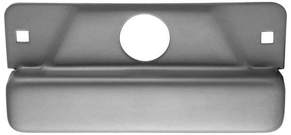 Don-Jo - 8" Long x 3-1/2" Wide Strike Protector - Silver Coated Steel - USA Tool & Supply