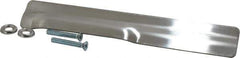 Don-Jo - 10" Long x 1-1/2" Wide, Latch Protector - Stainless Steel - USA Tool & Supply