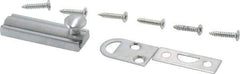 Don-Jo - 2" Long, 1/2" Wide Brass Slide Bolt - US26D Satin Chrome Plated - USA Tool & Supply