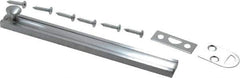 Don-Jo - 6" Long, 1/2" Wide Brass Slide Bolt - US26D Satin Chrome Plated - USA Tool & Supply